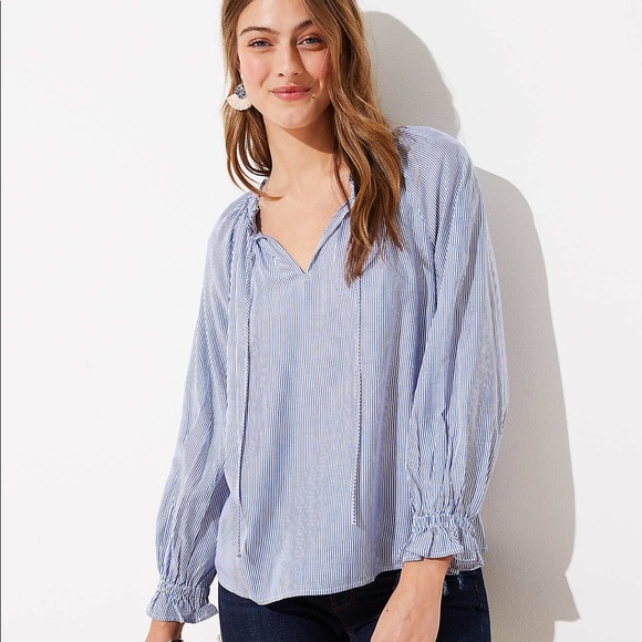 LOFT Tops - Loft Peplum Back Top NWT Size Large